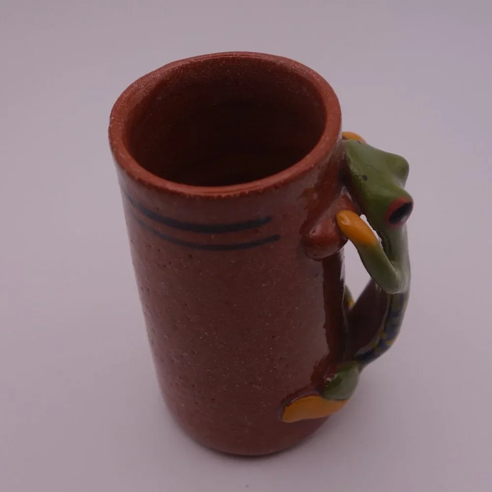 Lizard Handle Costa Rica Ceramic Shot Glass - Picture 5 of 10